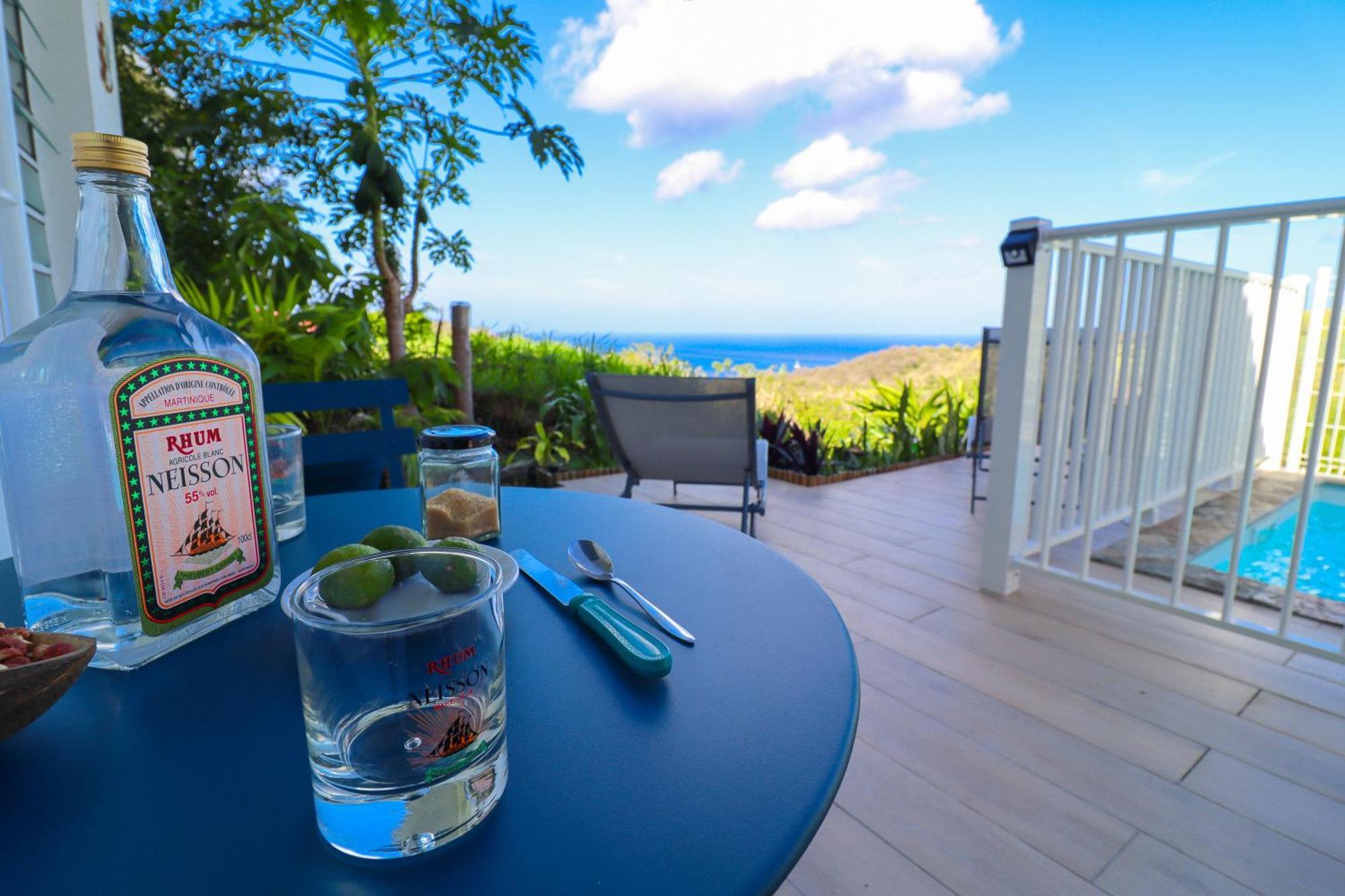 Studio Chez Anna - Vue Mer Et Piscine Le Carbet Extérieur photo
