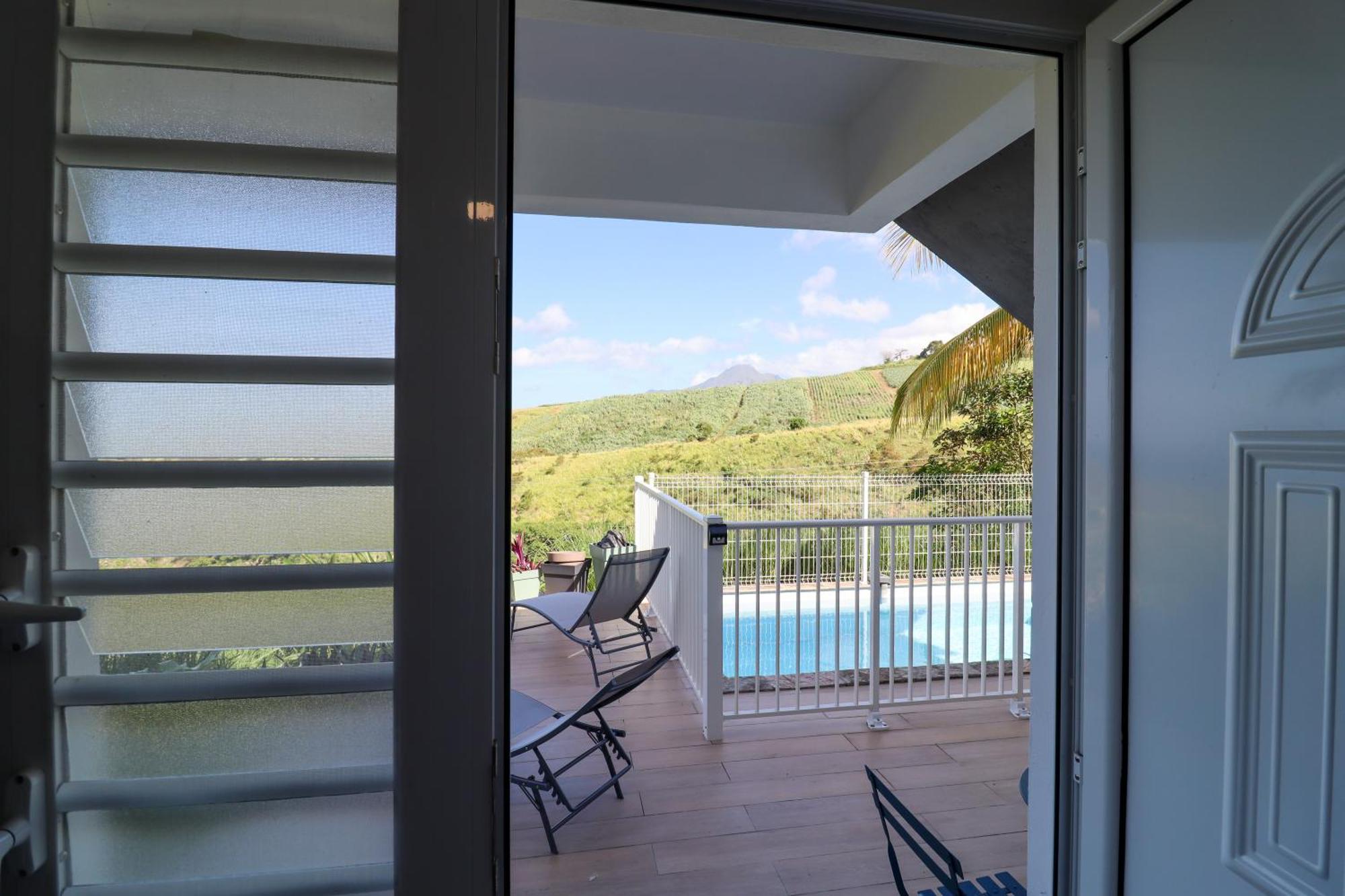Studio Chez Anna - Vue Mer Et Piscine Le Carbet Extérieur photo