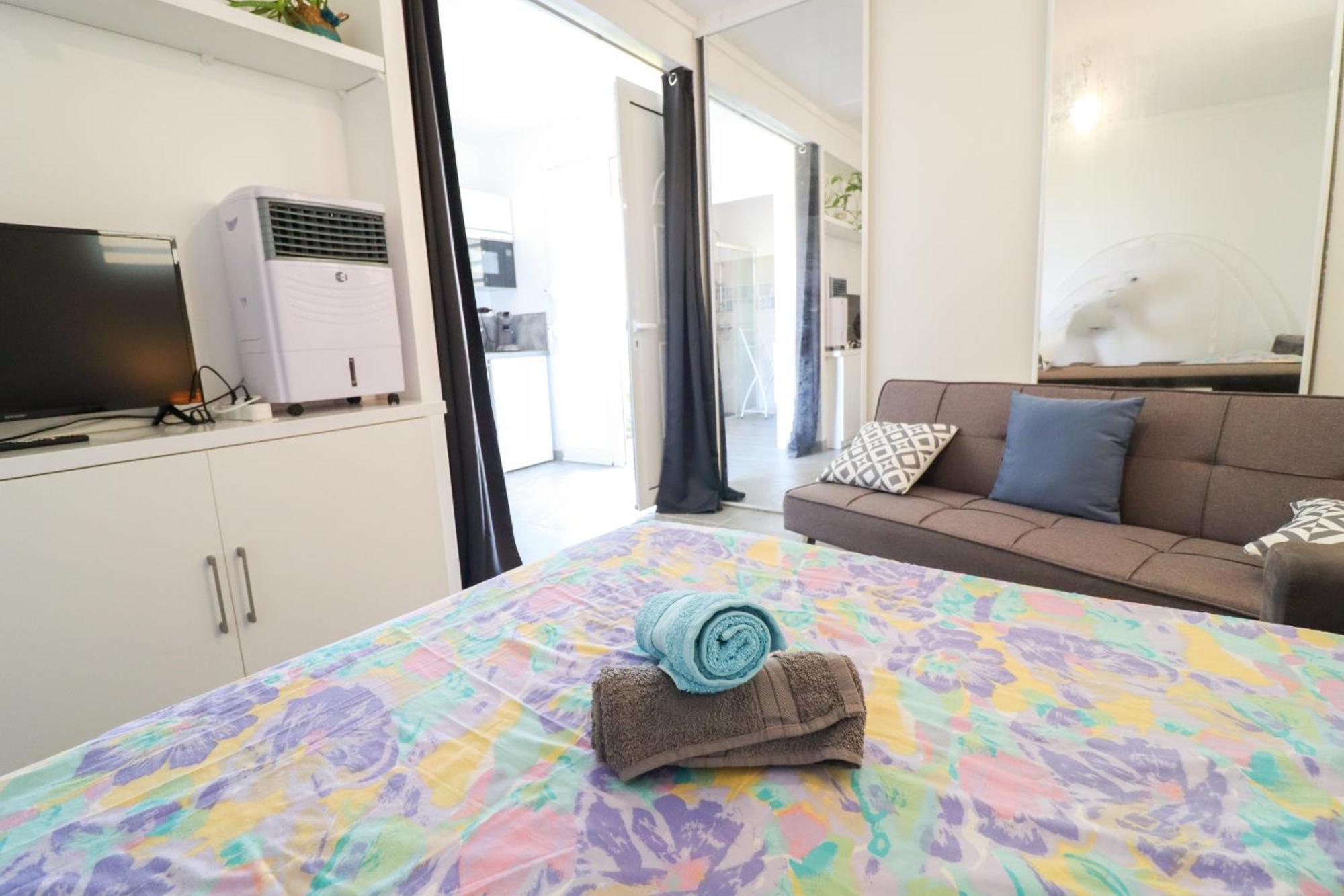 Studio Chez Anna - Vue Mer Et Piscine Le Carbet Extérieur photo