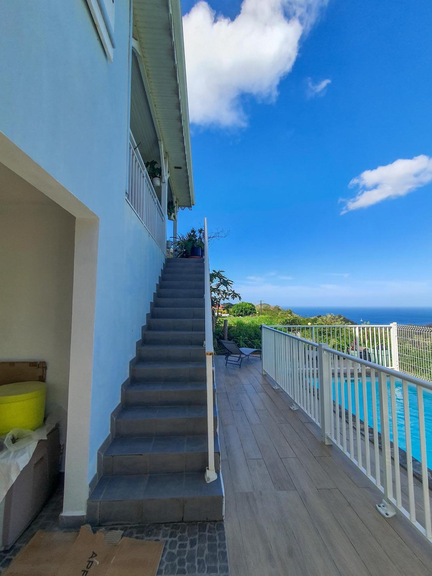 Studio Chez Anna - Vue Mer Et Piscine Le Carbet Extérieur photo