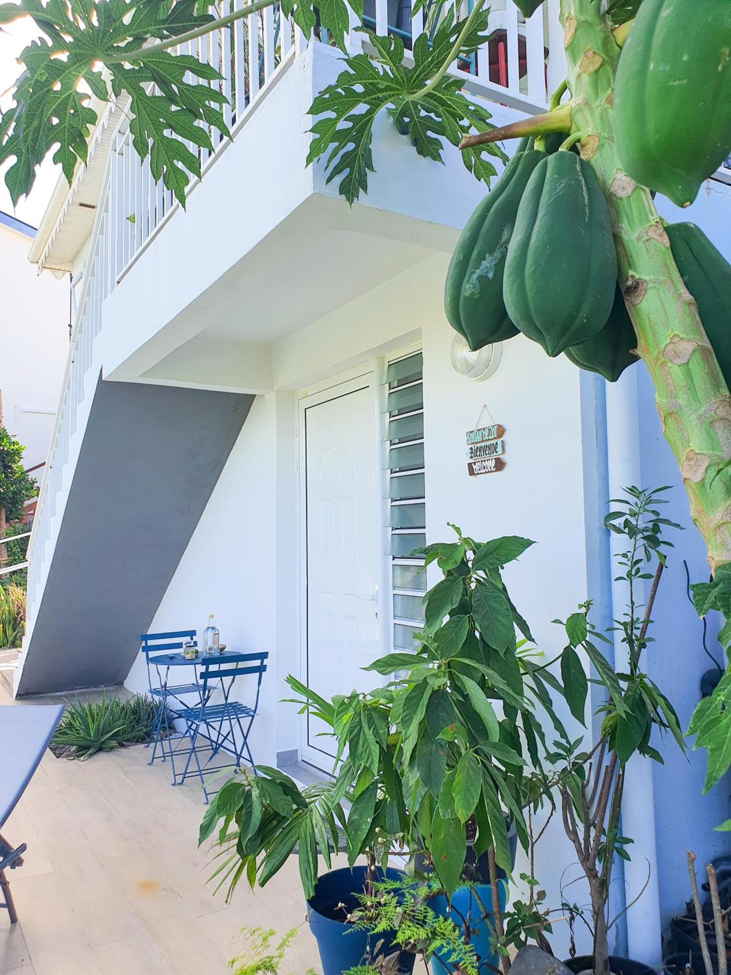 Studio Chez Anna - Vue Mer Et Piscine Le Carbet Extérieur photo