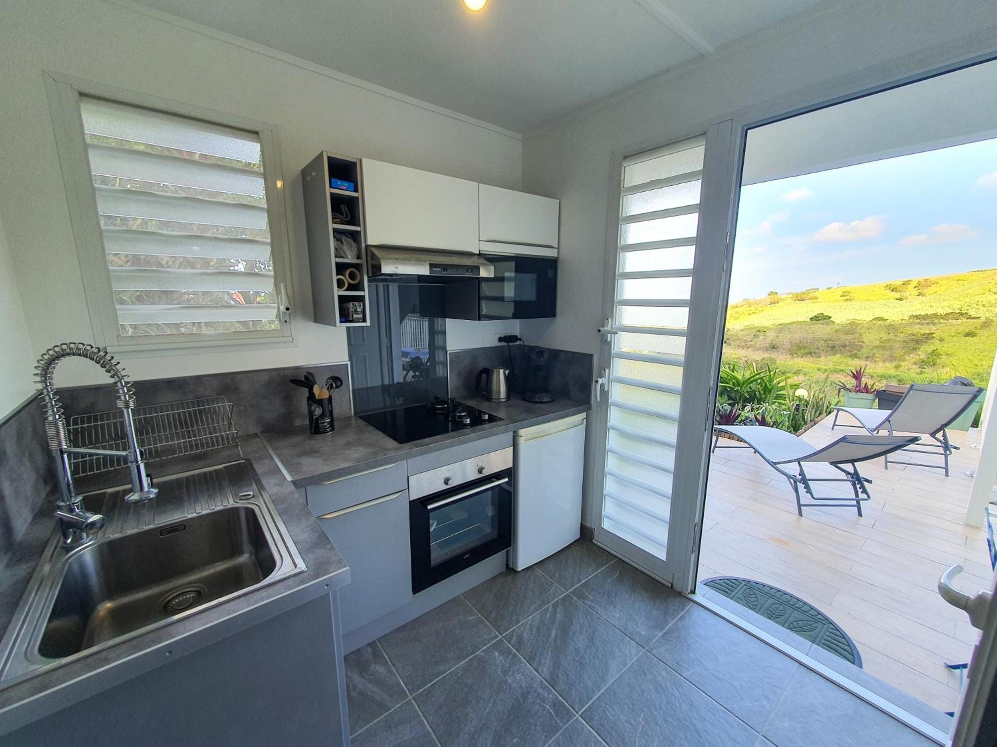 Studio Chez Anna - Vue Mer Et Piscine Le Carbet Extérieur photo